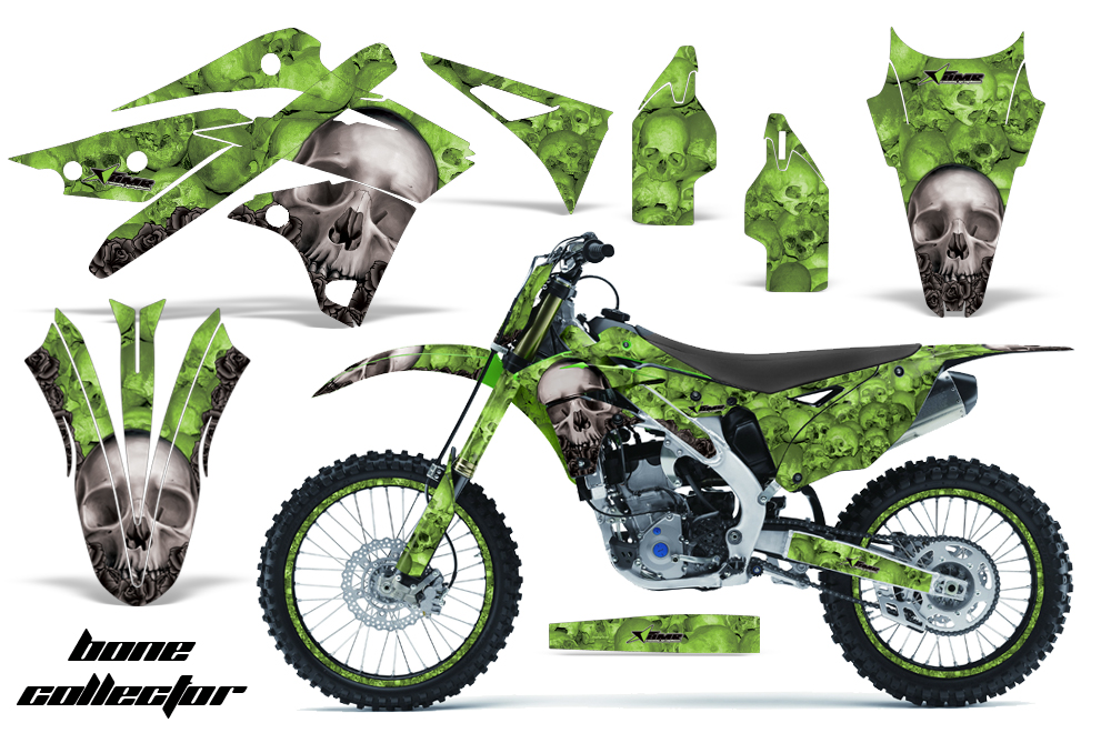 Kawasaki KX250F 2013 Graphics Kit Decal Bones G NPs